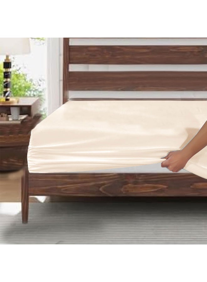 Siesta Zen Microfiber Fitted Bed Sheet 30cm Deep Pocket, Wrinkle-Resistant, Machine Washable, Soft, Cozy & Fade-Resistant – Perfect Fit for a Comfortable Night’s Sleep - Image 1